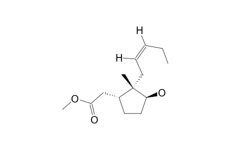 Methyl {(1R,2S,3S)-3-Hydroxy-2-methyl-2-[(Z)-pent-2-enyl]cyclopentyl}acetate
