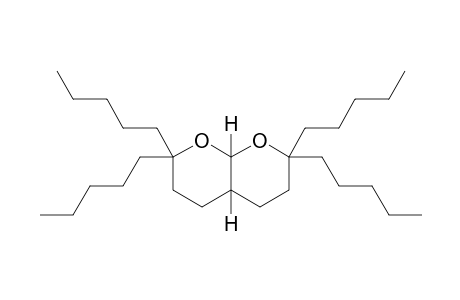 2,2,7,7-Tetrapentyl-trans-perhydropyrano[2,3-b]pyran