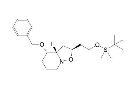 (2S,3as,4S)-4-benzyloxy-2-[2'-(tert-butyldimethylsiloxy)ethyl]-hexahydro-isoxazolo[2,3-a]pyridine