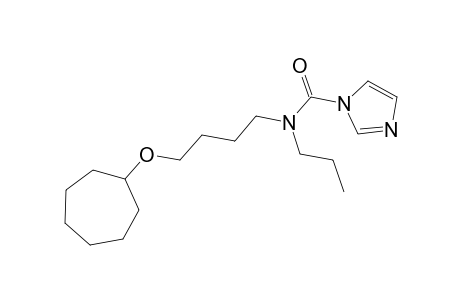 1H-Imidazole-1-carboxamide, N-[4-(cycloheptyloxy)butyl]-N-propyl-