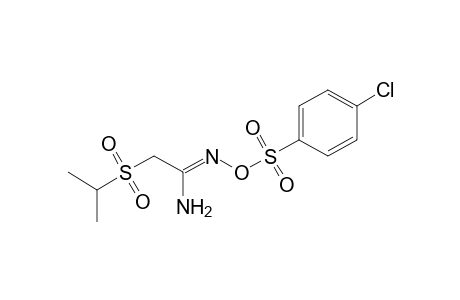 O-[(p-chlorophenyl)sulfonyl]-2-(isopropylsulfonyl)acetamidoxime