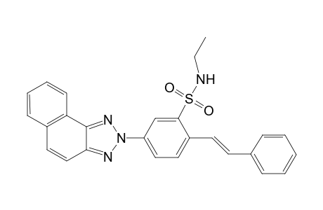 Benzenesulfonamide, N-ethyl-5-(2H-naphtho[1,2-d]-1,2,3-triazol-2-yl)-2-[2-phenylethenyl]-