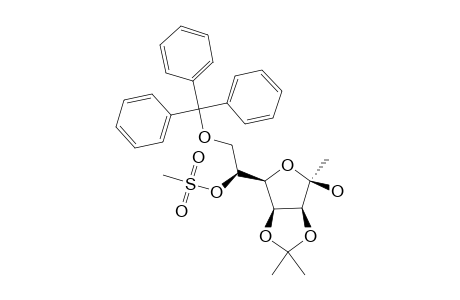 1-ALPHA-METHYL-2,3-O-ISOPROPYLIDENE-5-O-METHANESULFONYL-6-O-TRIPHENYLMETHYL-D-MANNOSE