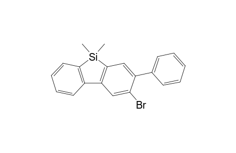 3-bromo-2-phenyl-9,9-dimethyl-9-silafluorene