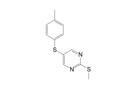 2-(METHYLTHIO)-5-(p-TOLYLTHIO)PYRIMIDINE