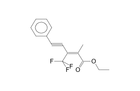 ETHYL (Z)-4,4,4-TRIFLUORO-2-METHYL-3-(PHENYLETHYNYL)BUT-2-ENOATE