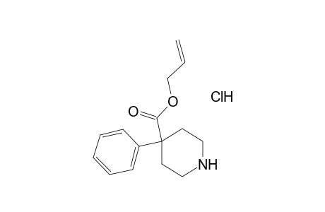 4-phenylisonipecotic acid, allyl ester, hydrochloride
