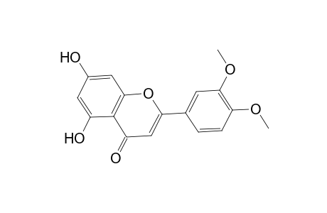 2-(3,4-dimethoxyphenyl)-5,7-bis(oxidanyl)chromen-4-one