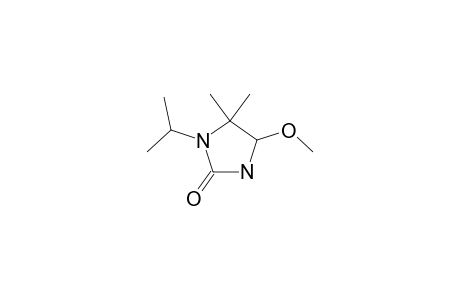 5,5-dimethyl-1-isopropyl-4-methoxy-2-imidazolidine