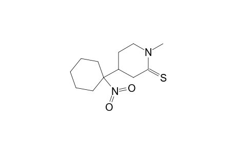 4-(1-nitrocyclohexyl)-1-methylpiperidine-2-thione