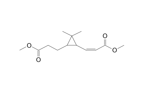 Cyclopropanepropanoic acid, 3-(3-methoxy-3-oxo-1-propenyl)-2,2-dimethyl-, methyl ester, cis-