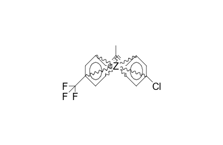 1-(4-Chloro-phenyl)-1-(4-trifluoromethyl-phenyl)-1-ethyl cation