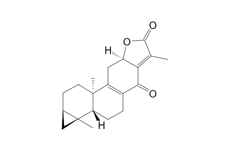 RETUSOLIDE_B;3,4,18-BETA-CYCLOPROPA-14-OXO-ENT-ABIETA-8,9,13,15-DIEN-16,12-OLIDE