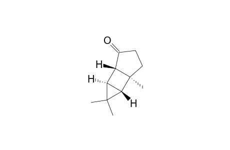 Tricyclo[3.3.0.02,4]octan-6-one, 1,3,3-trimethyl-, (1.alpha.,2.beta.,4.alpha.,5.beta.)-(.+-.)-