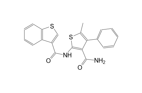 N-[3-(aminocarbonyl)-5-methyl-4-phenyl-2-thienyl]-1-benzothiophene-3-carboxamide
