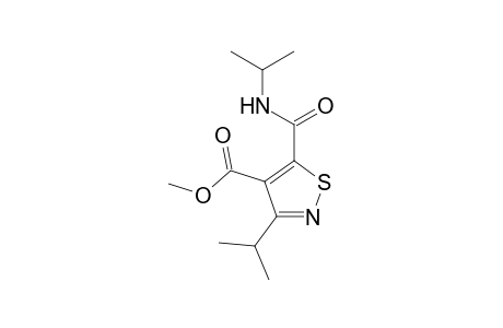 4-Isothiazolecarboxylic acid, 3-(1-methylethyl)-5-[[(1-methylethyl)amino]carbonyl]-, methyl ester