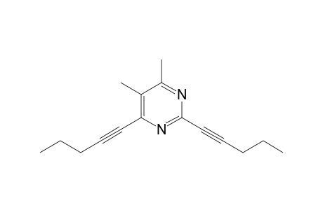 4,5-Dimethyl-2,6-bis(pent-1-ynyl)pyrimidine