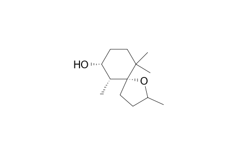 1-Oxaspiro[4.5]decan-7-ol, 2,6,10,10-tetramethyl-, [5R-[5.alpha.(R*),6.alpha.,7.alpha.]]-