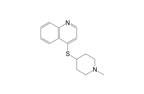 4-(1-Methylpiperidin-4-yl)sulfanylquinoline