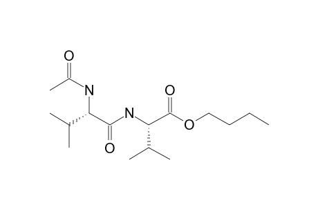 L-Valine, N-(N-acetyl-L-valyl)-, butyl ester