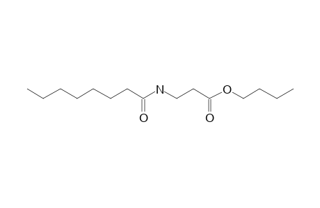 .beta.-Alanine, N-capryloyl-, butyl ester