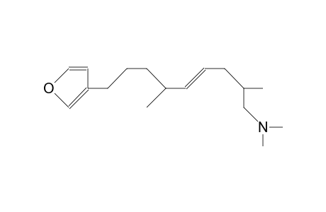 9-(3-Furanyl)-N,N,2,6-tetramethyl-4-nonenyl-1-amine