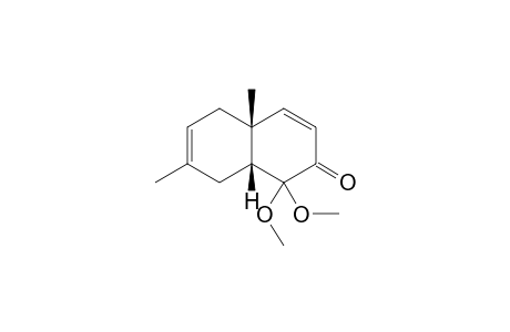 (4aR,8aR)-1,1-dimethoxy-4a,7-dimethyl-8,8a-dihydro-5H-naphthalen-2-one