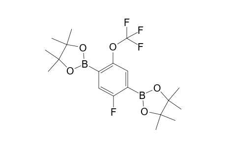 2,2'-(2-fluoro-5-(trifluoromethoxy)-1,4-phenylene)bis(4,4,5,5-tetramethyl-1,3,2-dioxaborolane)