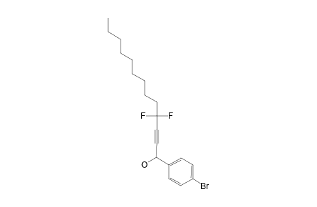 (+/-)-1-(4-BROMOPHENYL)-4,4-DIFLUORO-TRIDEC-2-YN-1-OL