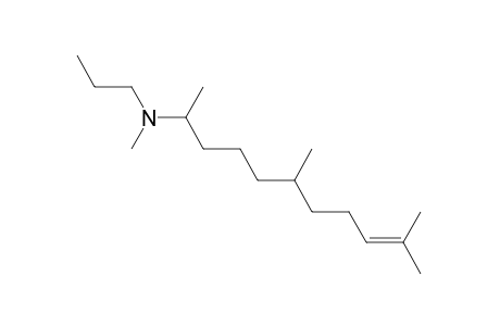 N-propyl-N,1,5,9-tetramethyl-8-decenylamine