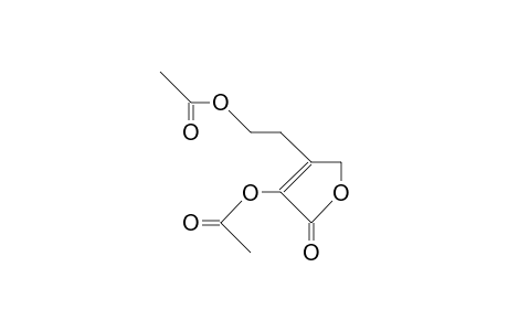 3-Acetoxy-4-(2-acetoxyethyl)-2(5H)-furanone