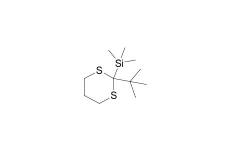 2-(t-Butyl)-2-(trimethylsilyl)-1,3-dithiacyclohexane