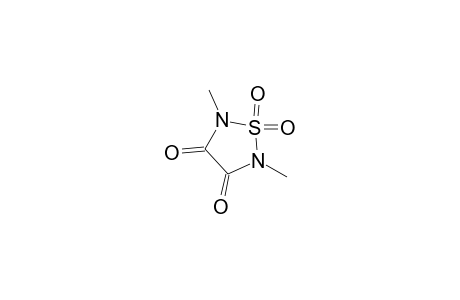 1,2,5-Thiadiazolidine-3,4-dione, 2,5-dimethyl-, 1,1-dioxide