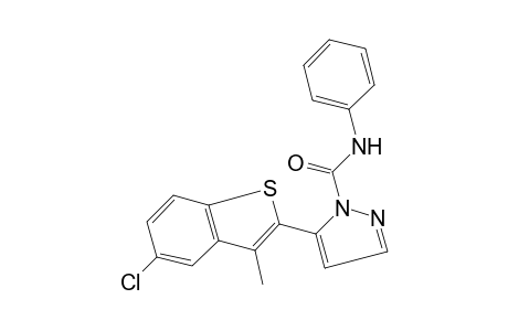 5-(5-chloro-3-methylbenzo[b]thien-2-yl)pyrazol-1-carboxanilide