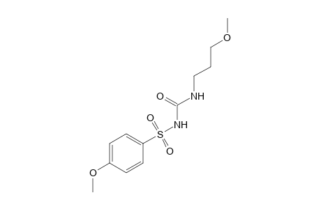 1-(3-methoxypropyl)-3-[(p-methoxyphenyl)sulfonyl]urea