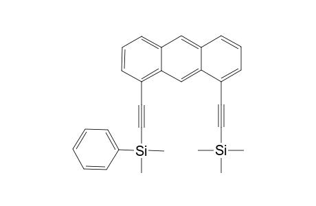 1-{[dimethyl(phenyl)silyl]ethynyl}-8-[(trimethylsilyl)ethynyl]anthracene