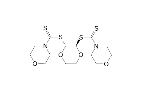 Tans-(1,4-dioxan-2,3-diyl)bis(N-morpholinodithiocarbamate)