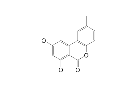 7,9-DIHYDROXY-2-METHYL-6-H-BENZO-[C]-CHROMEN-6-ONE