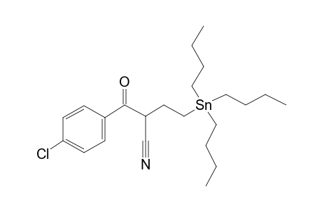 Tributyl-3-cyano-3-(p-chlorobenzoyl)propyltin