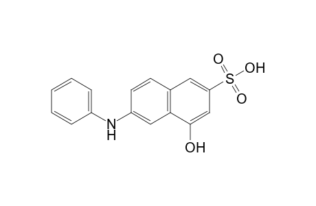 6-anilino-4-hydroxy-2-naphthalenesulfonic acid