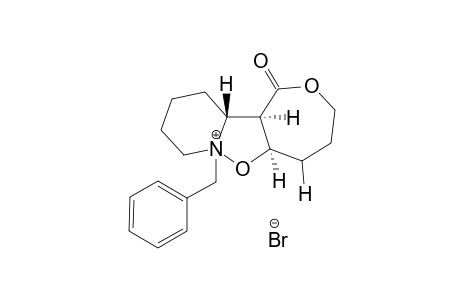 (5aRS,7RS,11aSR,11bSR)-N-Benzyl-1-oxo-decahydro-1H-oxepino[3',4':4,5]isoxazolo[2,3-a]pyridinium Bromide