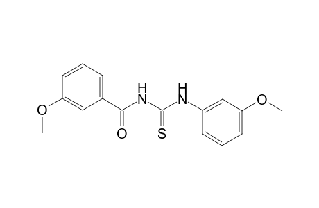 N-(3-methoxybenzoyl)-N'-(3-methoxyphenyl)thiourea