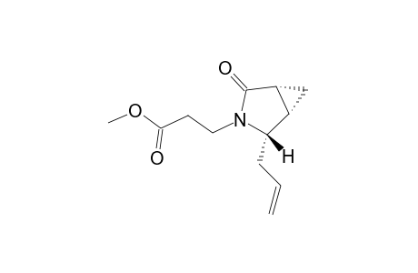 (1.alpha.,2.alpha.,5.alpha.)-(+-)-2-(2-Propenyl)-4-oxo-3-azabicyclo[3.1.0]hexene-3-propanoic acid methyl ester