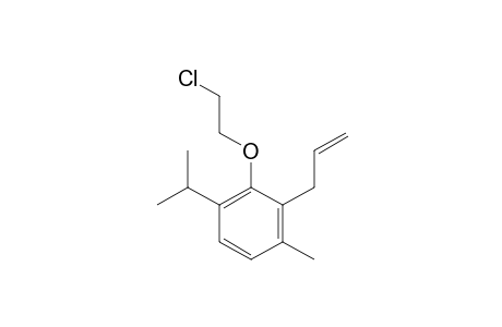 2-Allyl-3-(2-chloroethoxy)-4-isopropyl-1-methylbenzene