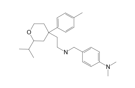 2H-Pyran-4-ethanamine, N-[[4-(dimethylamino)phenyl]methyl]tetrahydro-2-(1-methylethyl)-4-(4-methylphenyl)-