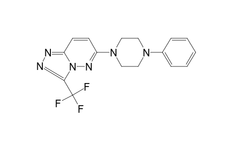 6-(4-Phenyl-1-piperazinyl)-3-(trifluoromethyl)[1,2,4]triazolo[4,3-b]pyridazine