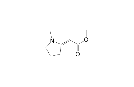 Methyl 2-(1-methyl-2-pyrrolidinylidene)acetate