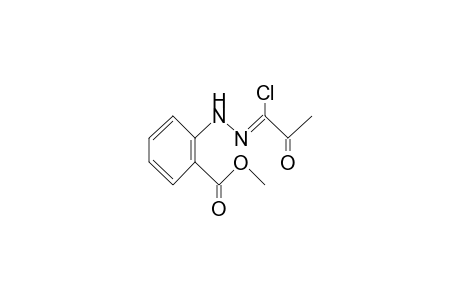 Benzoic acid, 2-[(1-chloro-2-oxopropylidene)hydrazino]-, methyl ester