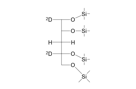 3-Deoxy-1,2,4,5-tetrakis-O-(trimethylsilyl)-d-erythro-pentitol