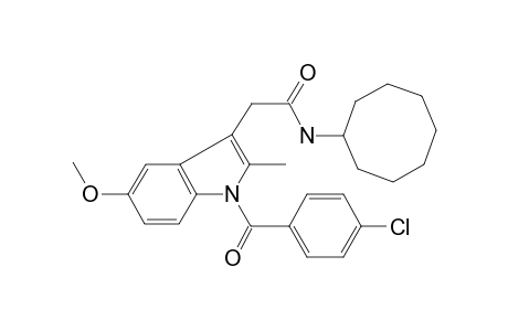 2-[1-(4-chlorobenzoyl)-5-methoxy-2-methyl-indol-3-yl]-N-cyclooctyl-acetamide